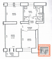 3 к. кв-ра, ул. Крестьянская, д. 5, г. Гомель ID: 99730