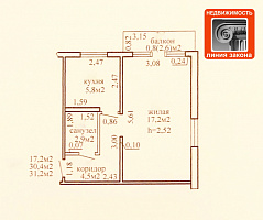 1 к. кв-ра, ул. Павлова, д. 11, г. Гомель ID: 99867