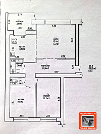 3 к. кв-ра, ул. Олимпийская, д. 12, г. Гомель ID: 100020