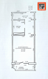 1 к. кв-ра, ул. Мазурова, д. 3, г. Гомель ID: 100021
